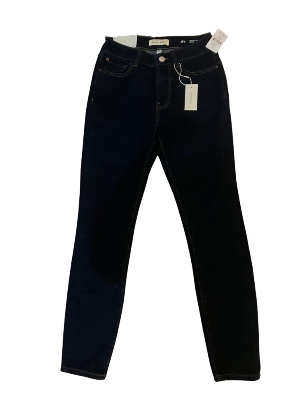 NEW WITH TAGS Warp and Weft dark wash skinny jeans size 4/27